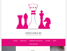 Tablet Screenshot of girlschessdc.com